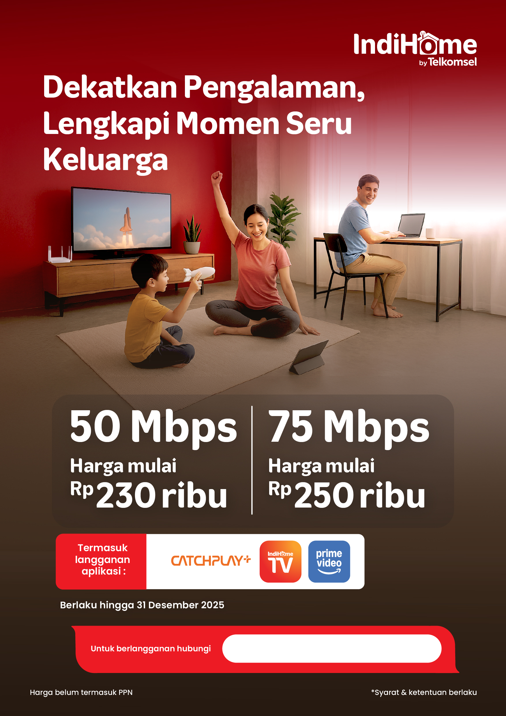 Lengkapi momen seru bareng keluarga